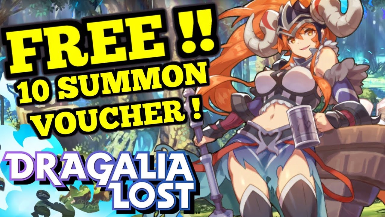 FREE 10 pull voucher + 4500 Wrymite SUMMON! : Dragalia Lost