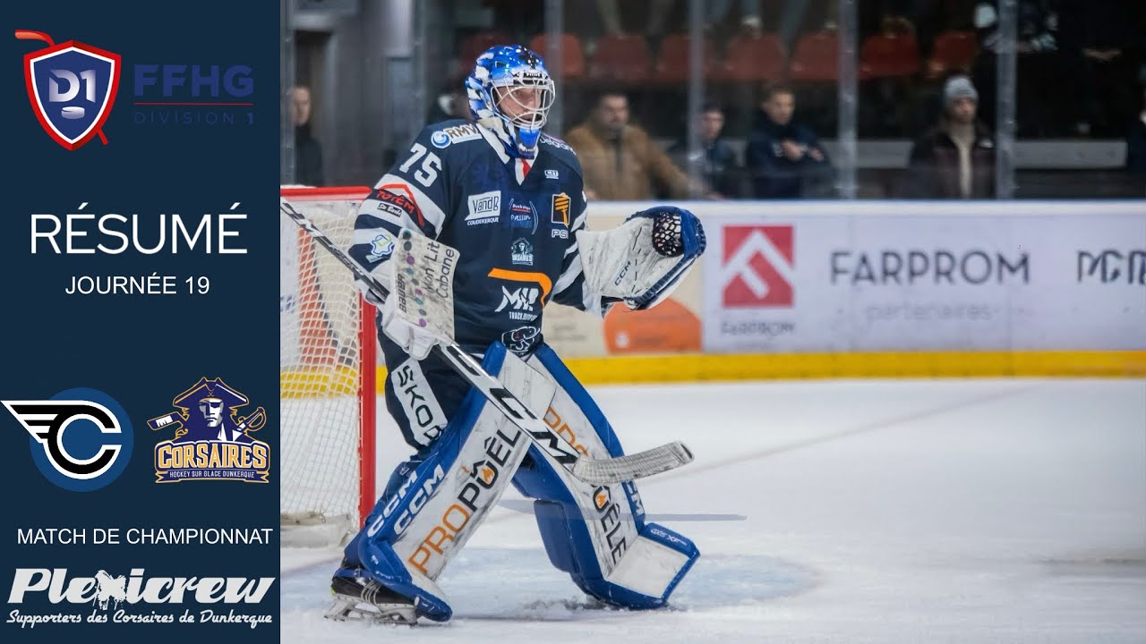 Résumé Les Corsaires de Nantes VS Les Corsaires de Dunkerque (2-3) Journée 19
