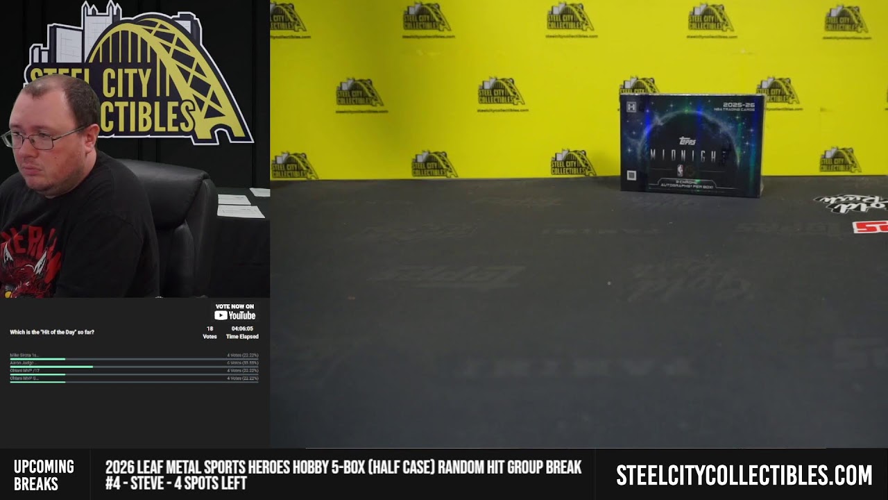 Monday Breaks w/ Steve in the Steel City Break Room - 3/09/2026