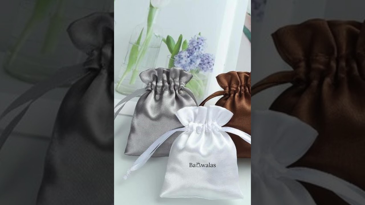 Luxurious Satin Pouches: Perfect for Every Special Gift 🎁