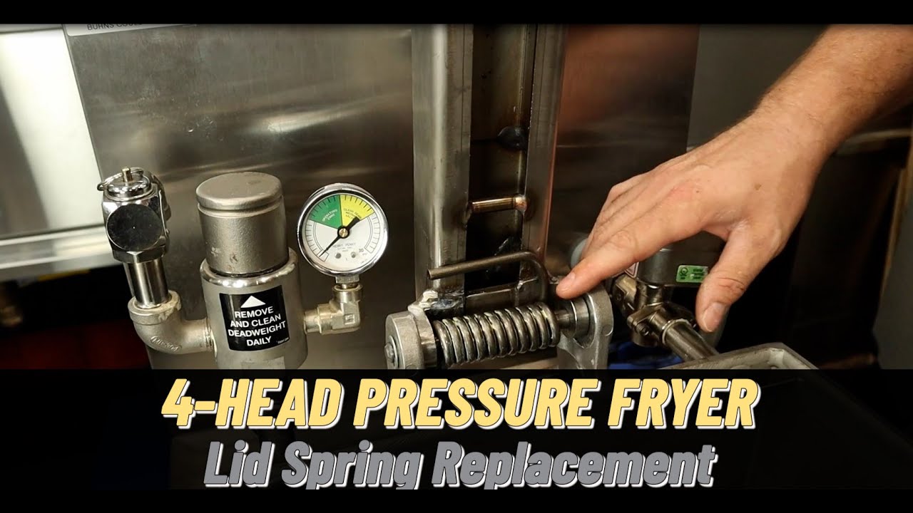 4 Head PFE-500/PFG-600 Lid Spring Replacement