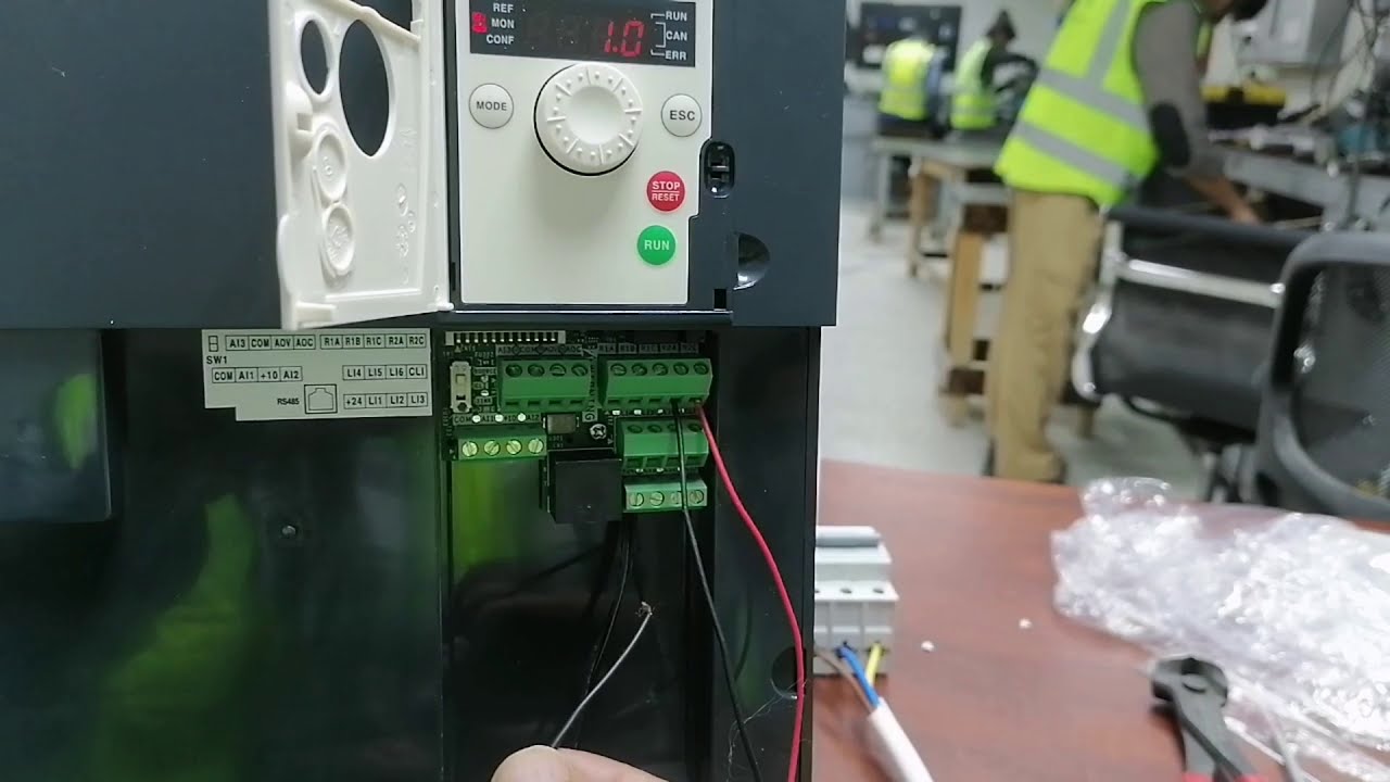 how to altivar ATV 312 HD15NA break system installation program
