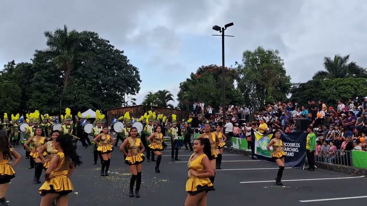 Primer lugar Bandaton Plaza Merliot 2022 Cocodrilos Marching Band