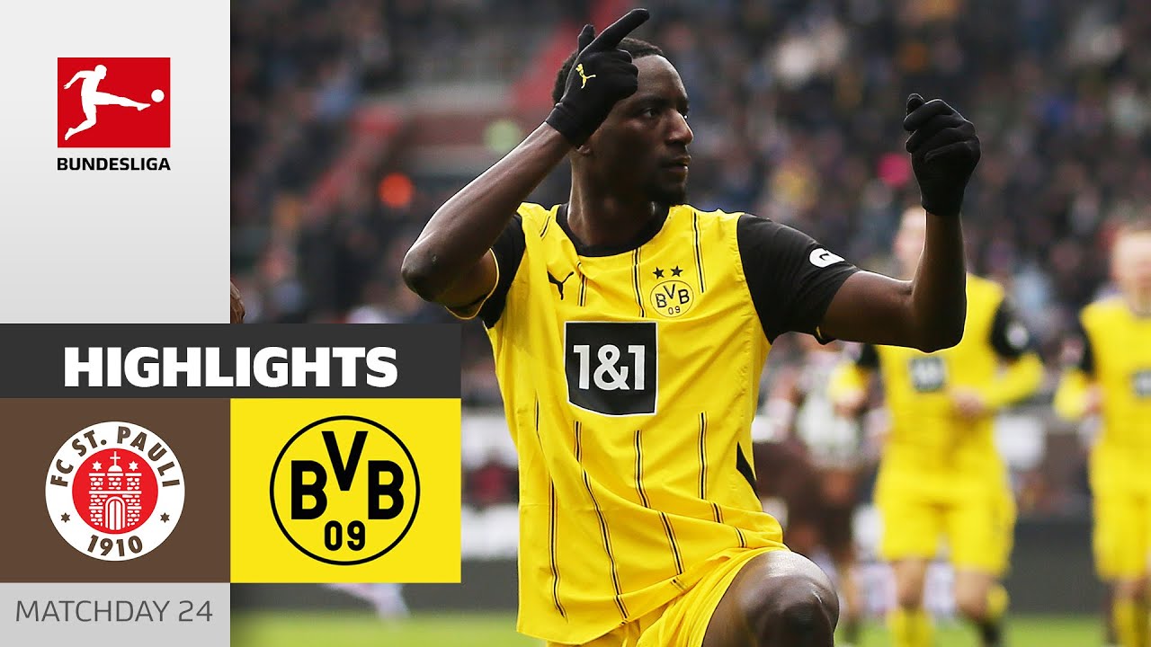 Guirassy Shines In Dortmund Victory! | St. Pauli - Borussia Dortmund 0-2 | Highlights | Bundesliga