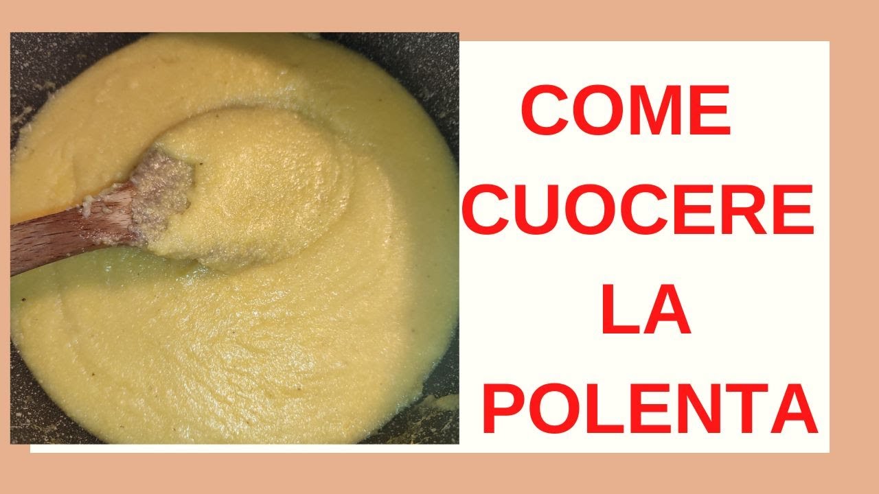 Come cuocere la polenta senza girarla e senza grumi