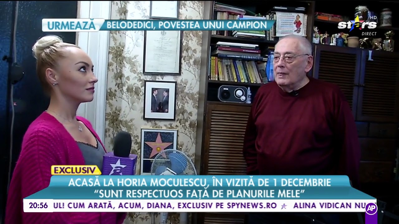 Acasă la Horia Moculescu, în vizită de 1 Decembrie! Tatăl meu a fost închis şi am rămas sing