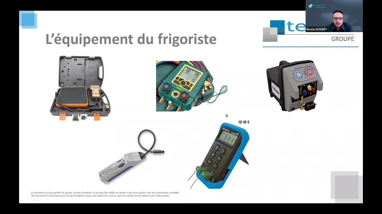 La vérification des outillages des frigoristes