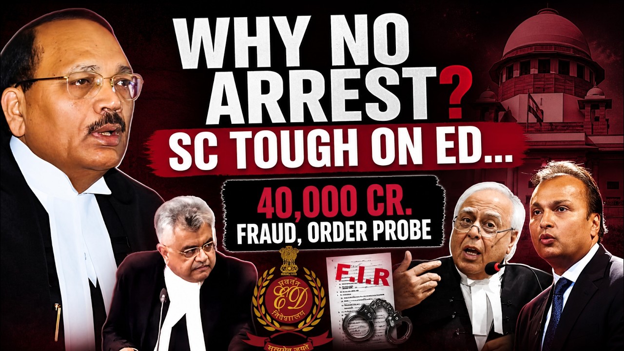 WHY AMBANI NO ARREST? SC TOUGH ON ED PROBE...40,000 CRORE FRAUD EXPOSED. #supremecourtofindia