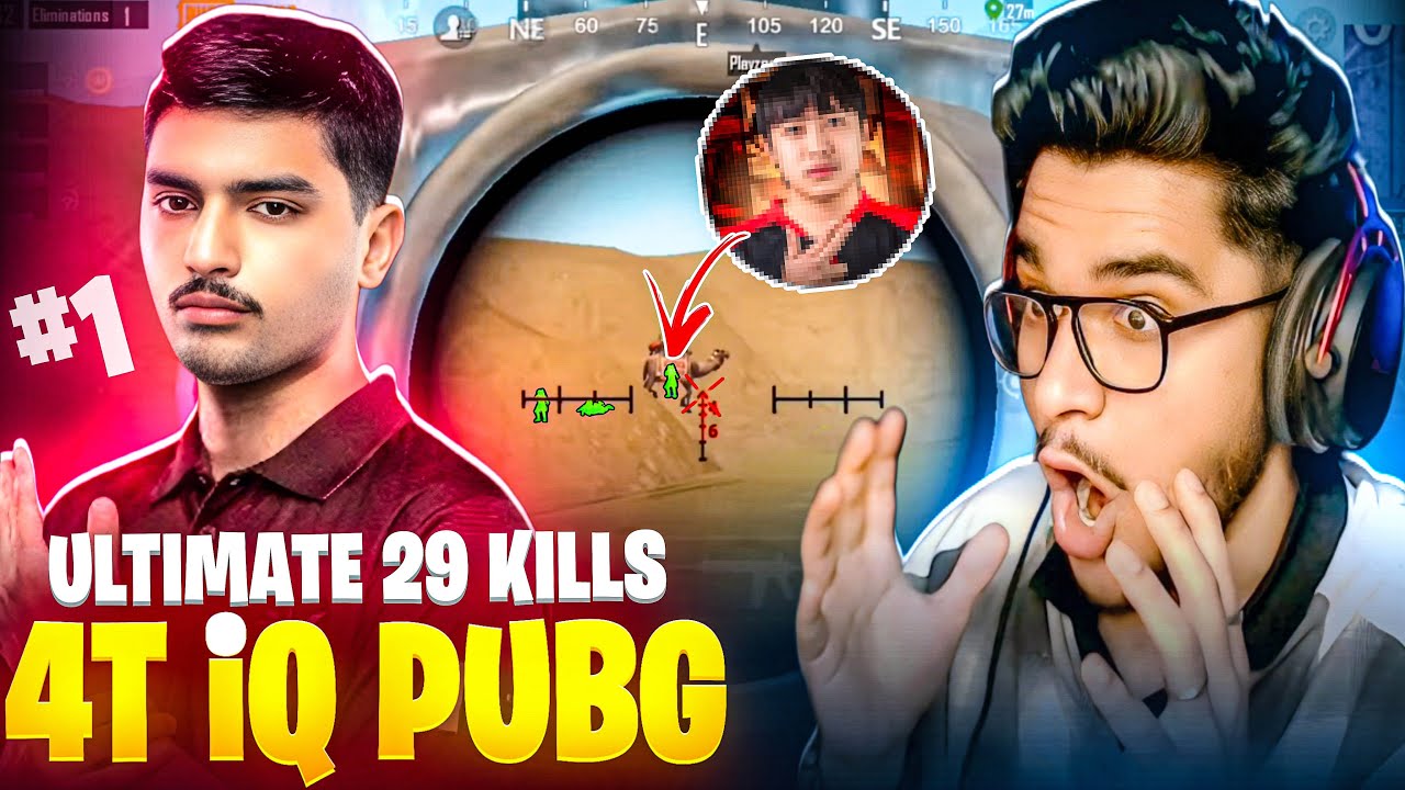 ESPORTS PLAYER 29 FINISHES ULTIMATE ROYALE *4T IQ PUBG* IS THE REAL DESTROYER️‍🔥BEST MOMENTS