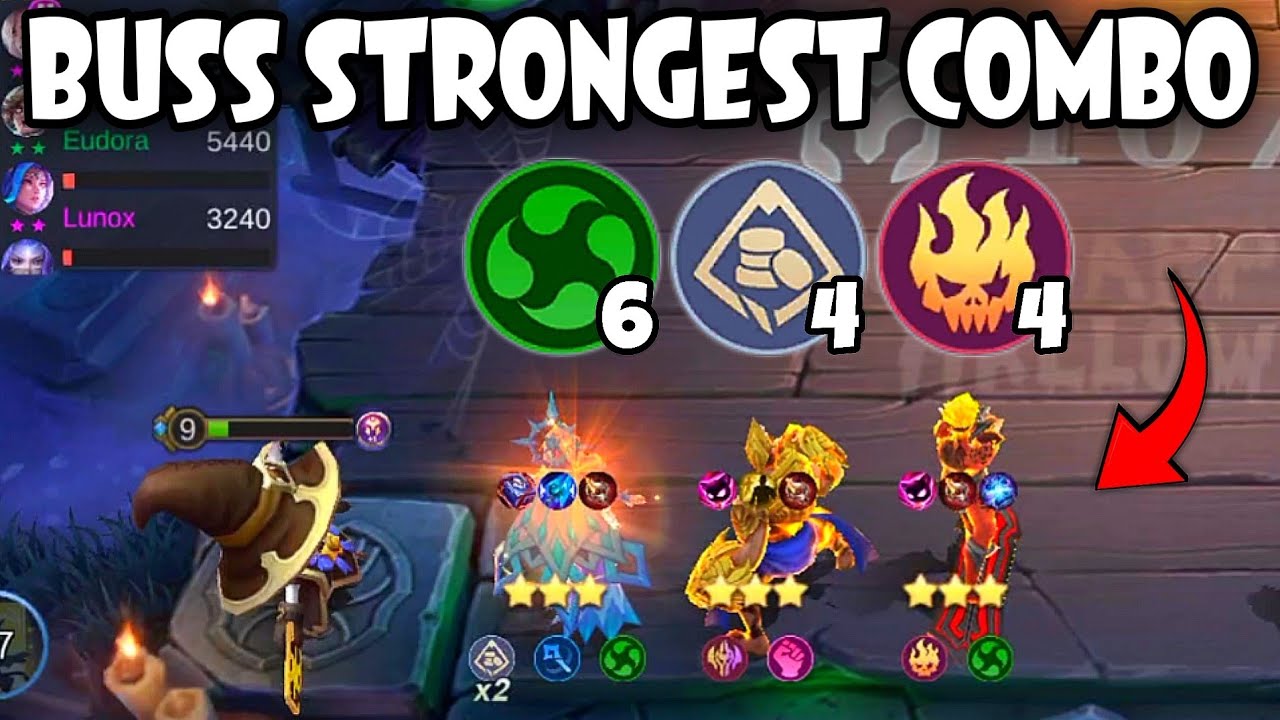 BEST TRICK BUSS SKILL 3 TRIPLE LEGENDARY !! AURORA ELEMENTALIST !! MAGIC CHESS MOBILE LEGENDS