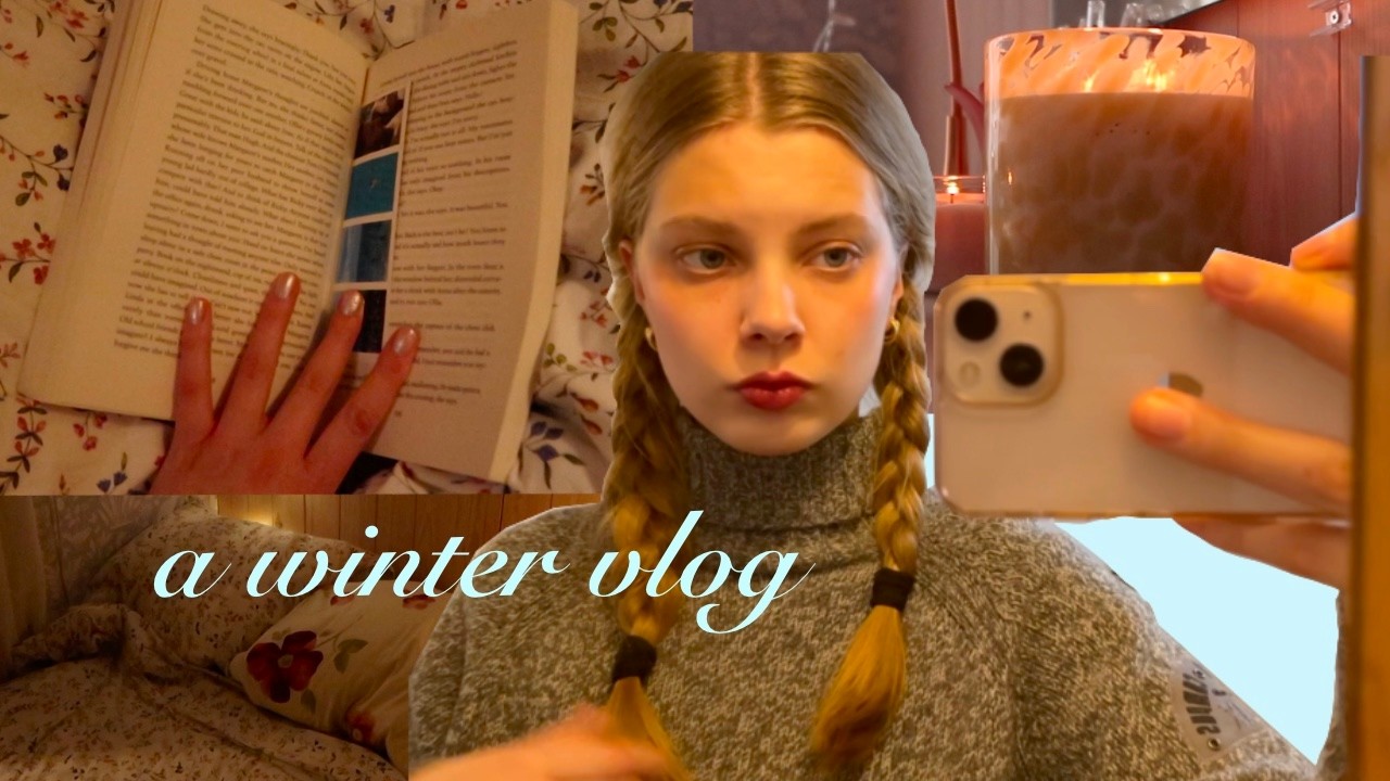 slow february vlog (studying, crocheting & reading)