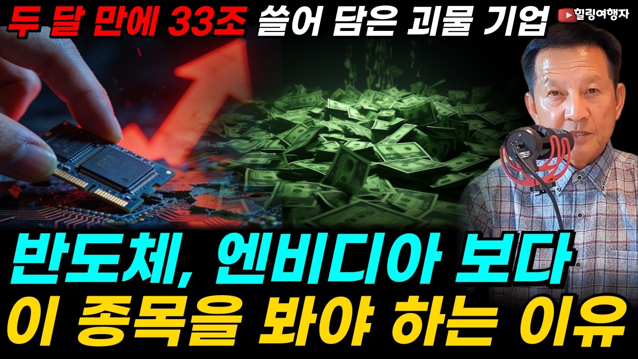 두 달 만에 33조 쓸어 담은 괴물 기업, AI 쩐의 전쟁, 진짜 승자가 공개됐다! 반도체, 엔비디아보다 이 종목을 봐야 하는 이유!