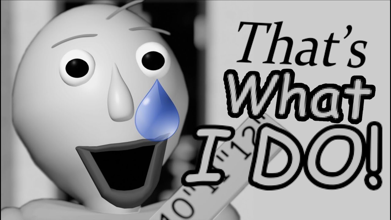 My Baldi's Basics Cover But SAD EDITION!!!