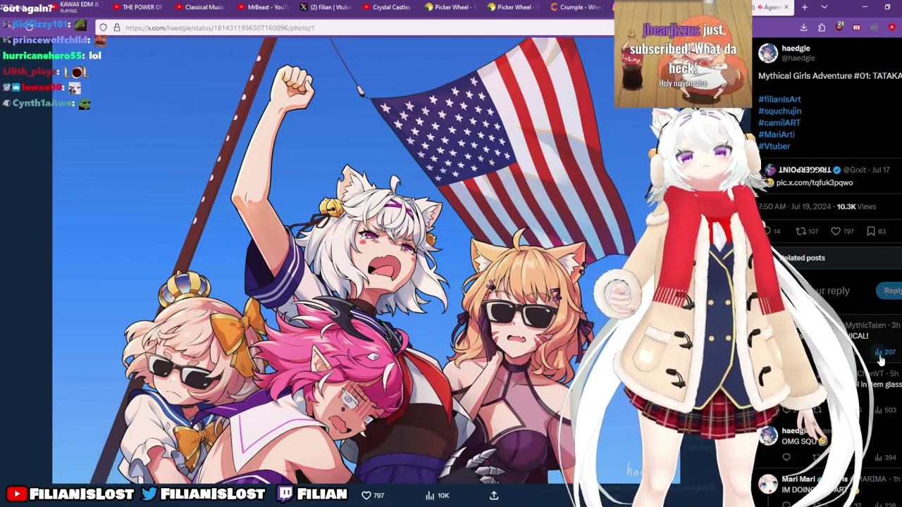 💀 FILIAN & LUCY vs TWITCH 💀 Twitch picks what we type in our friend's chat [7/19/24]