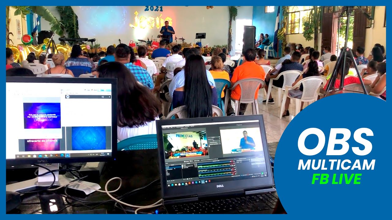 Transmisión en VIVO de un evento con OBS Y MULTI CAMARA
