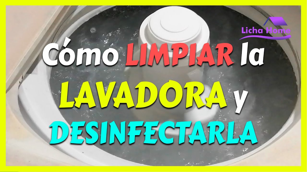 Cómo LIMPIAR la LAVADORA y desinfectarla por dentro con Vinagre y Bicarbonato