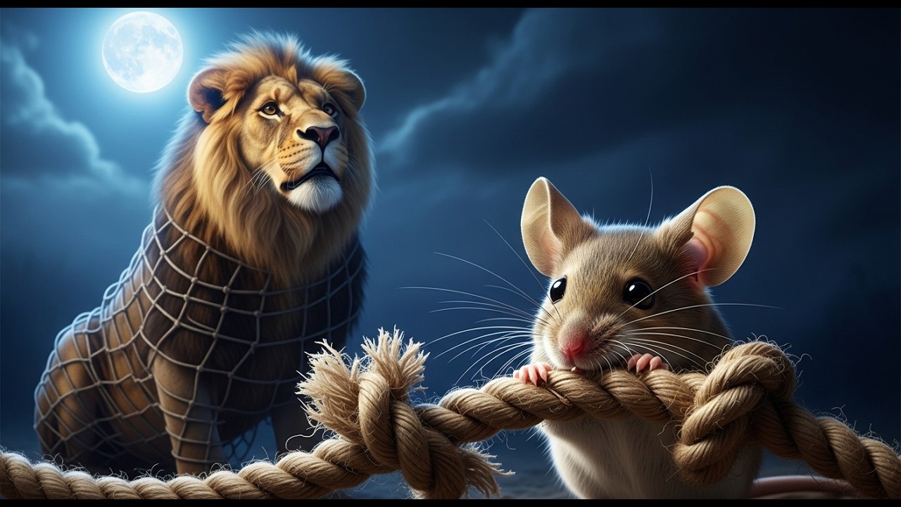 The Lion and Mouse | Best Moral Story 2024 for Kids