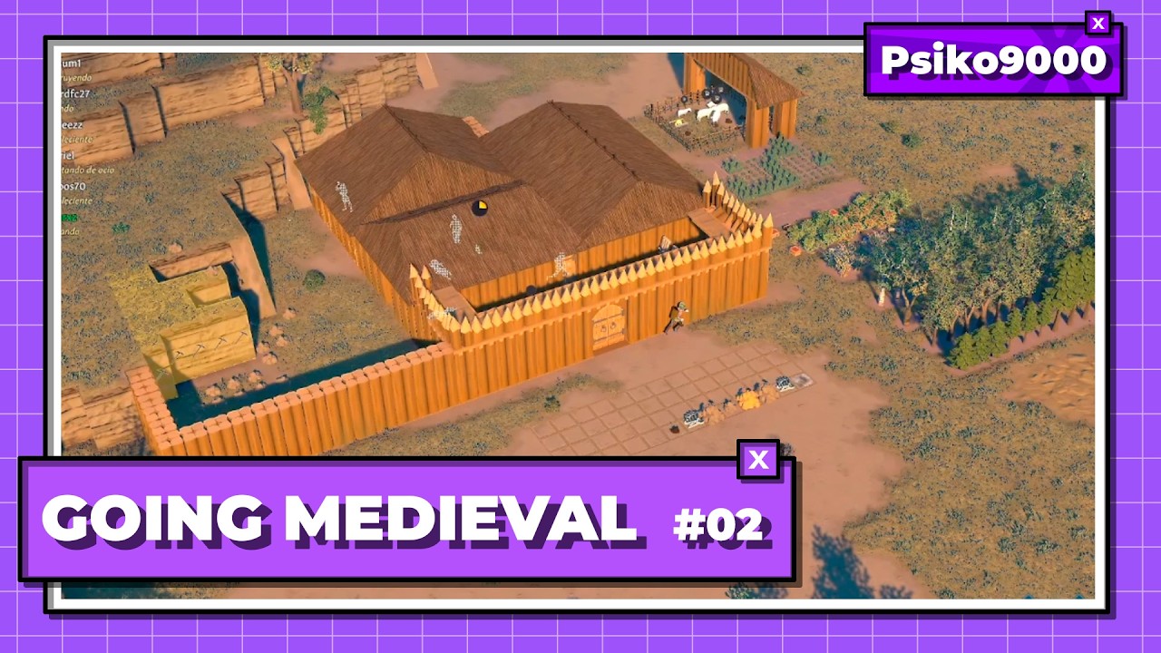 NOS ATANCAN MUY DURO | GOING MEDIEVAL T3 02 Gameplay español
