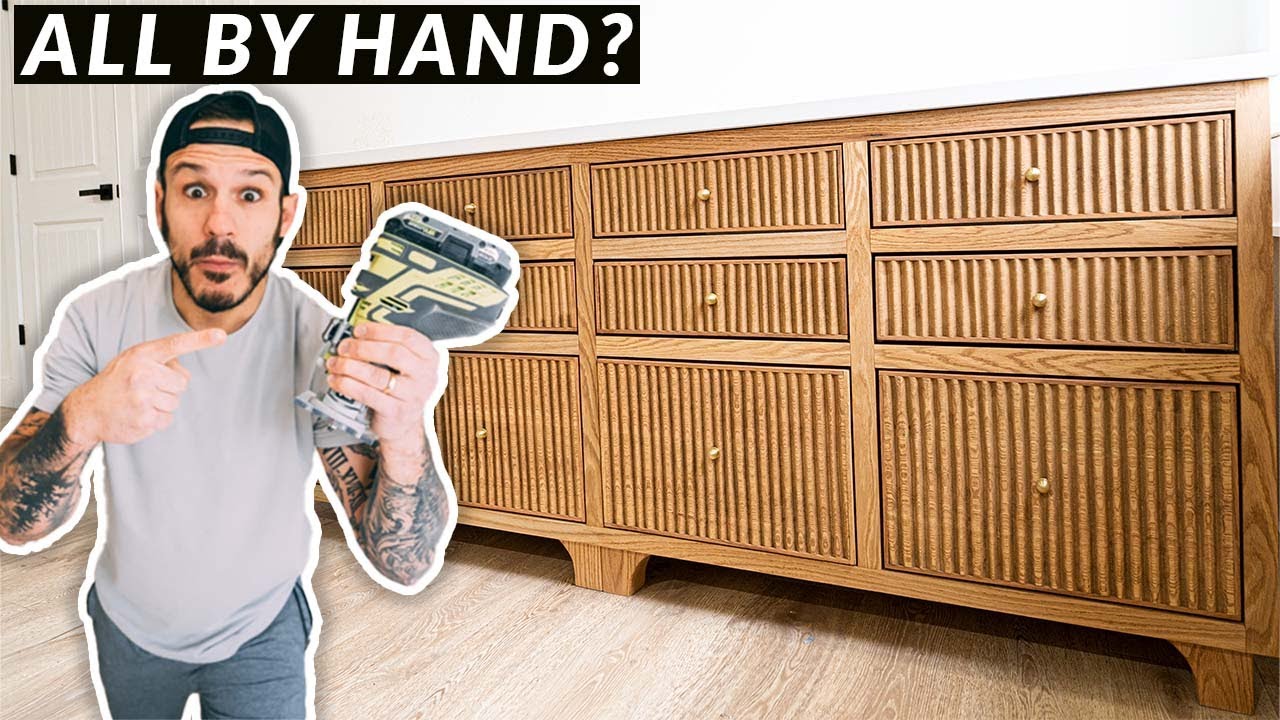 My Wife Wanted Fluted Wood Panels, I don't have a CNC.