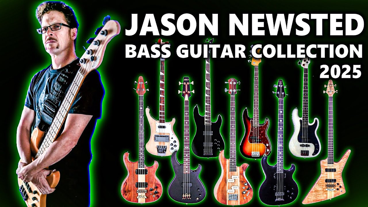 All Jason Newsted's Bass Guitars Collection 2025