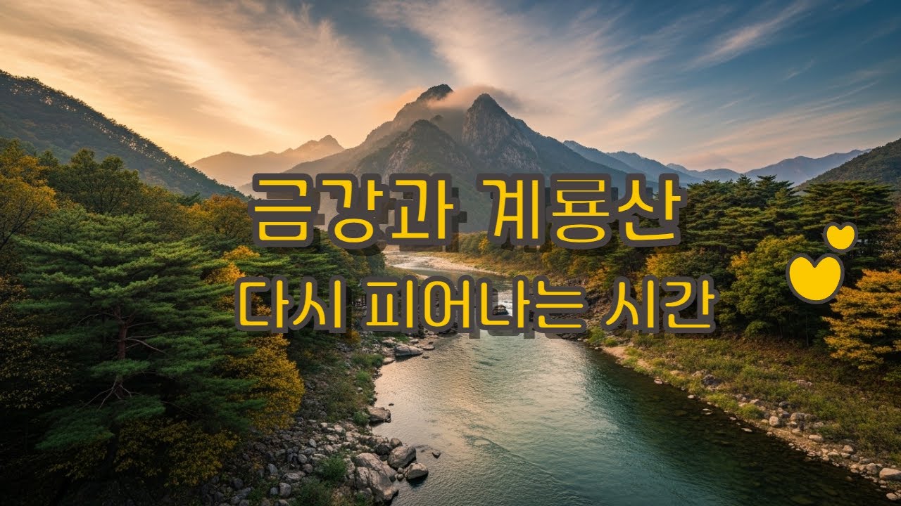 #야생화#야생화 노래 🌼 금강과 계룡산, 다시 피어나는 시간｜산과 강이 들려주는 이야기
