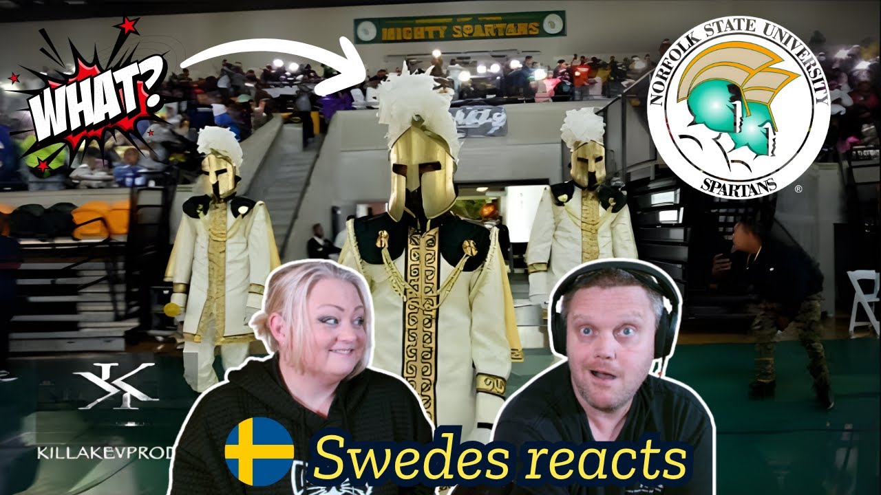 First time!! Swedish couple reacts to - Norfolk State’s Marching Band!