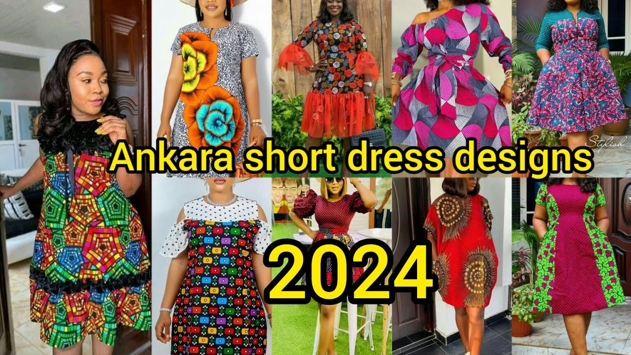 Most fabulous and latest Ankara styles 2023 & 2024 | Ankara short gown styles | Ankara short dresses