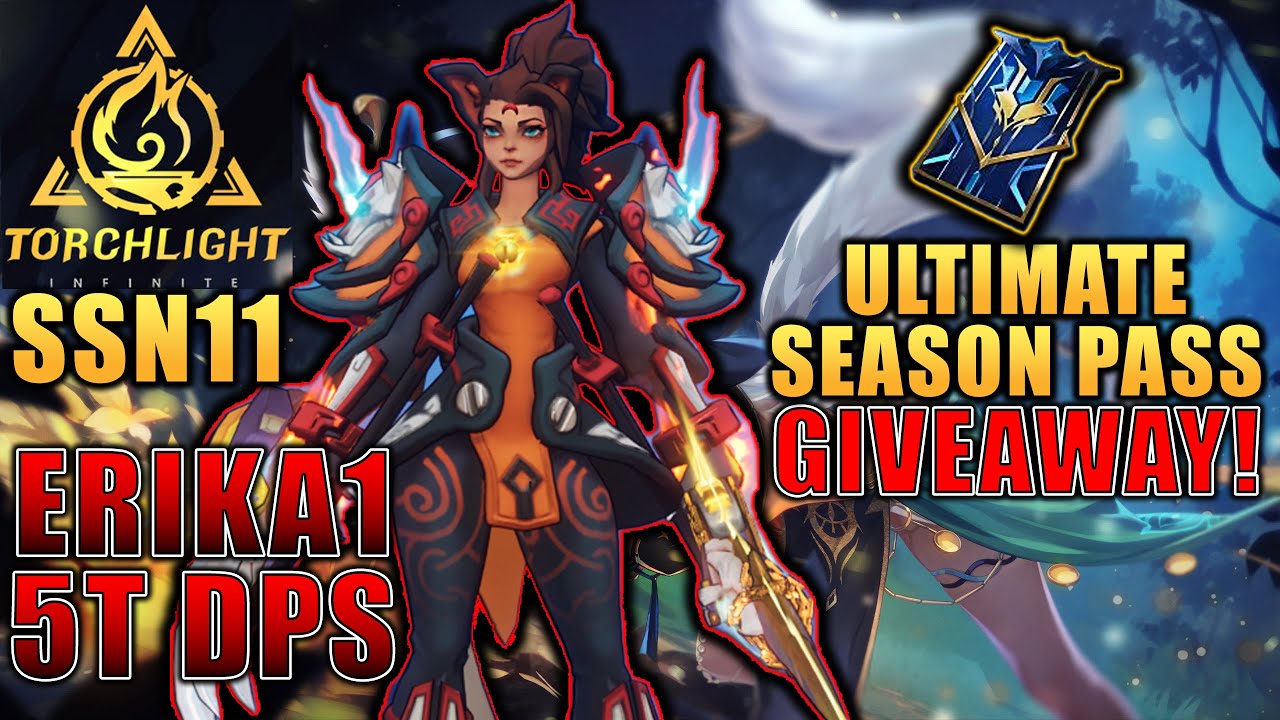 Erika1 FINALLY OVER 5T DPS - DEEP SPACE TIME! | Battle Pass giveaway! Torchlight Infinite: SSN11