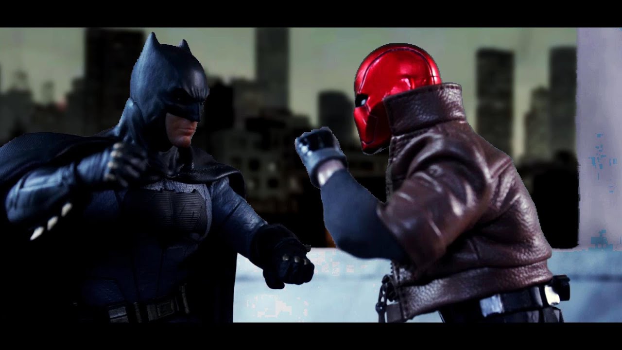 Batman vs Red Hood – Stop Motion Battle