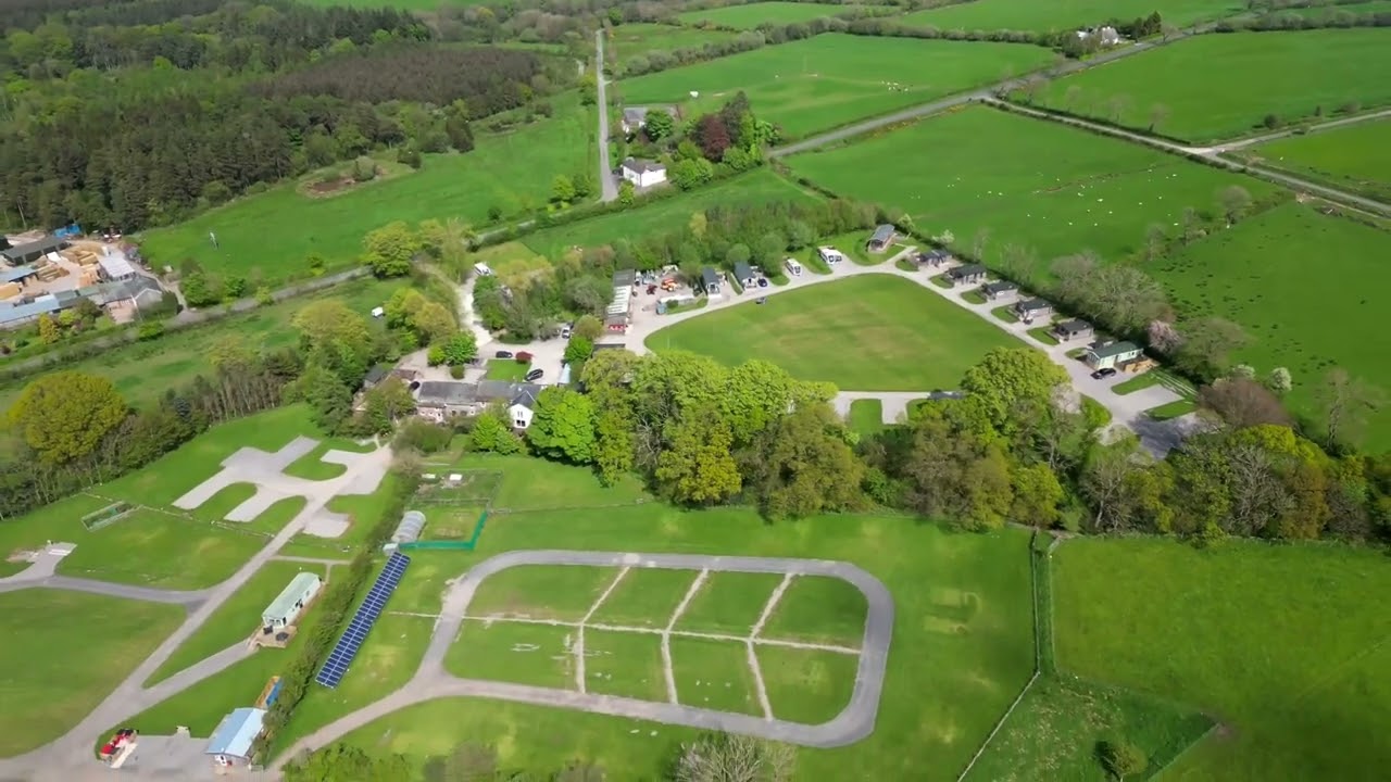 Amazing drone footage of Wallace Lane Farm Holiday Park 🩷