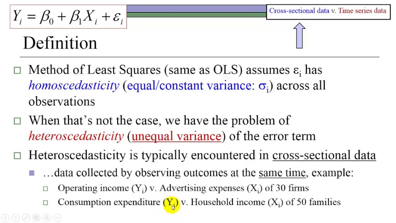 Heteroscedasticity - Introduction