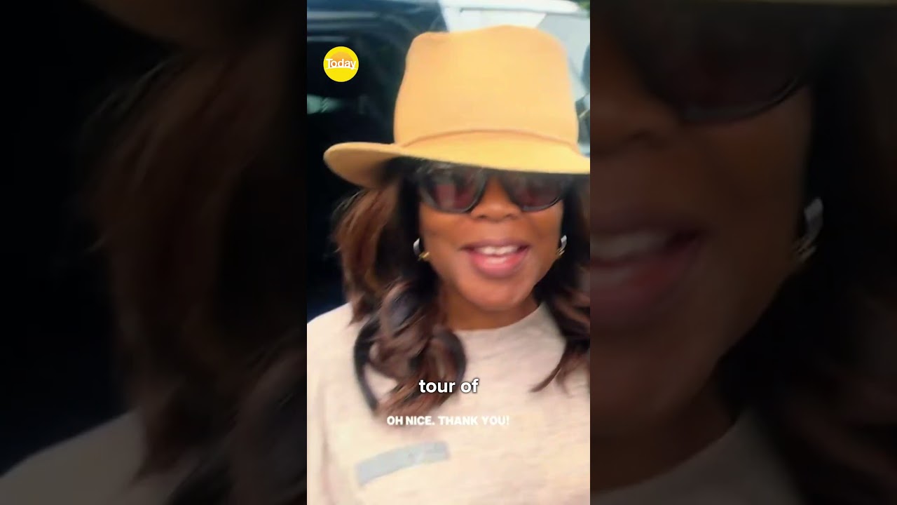 Oprah Winfrey touches down in Australia | Today Show Australia
