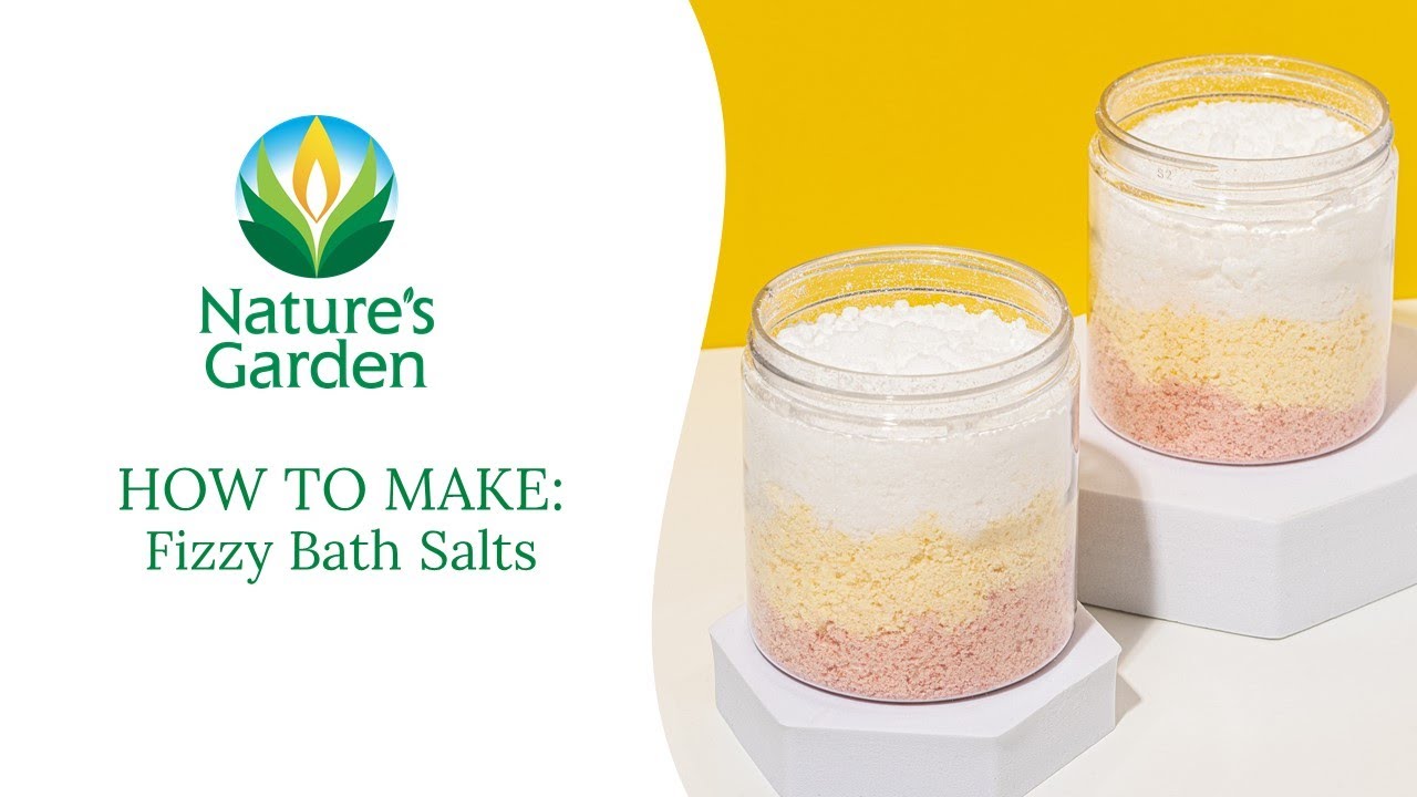 Fizzy Bath Salts Recipe - Natures Garden