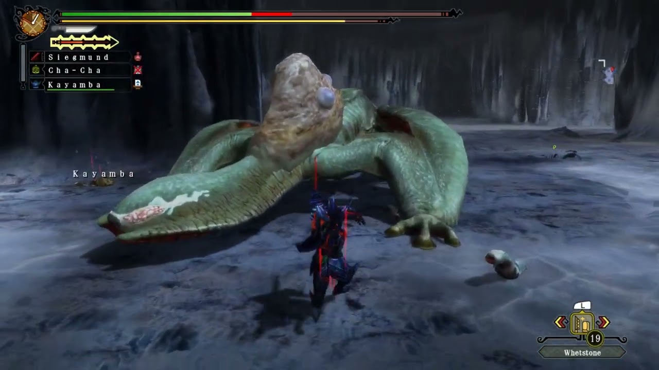 MH3U - G-rank ( Gold Crown ) Gigginox is Literally godzilla