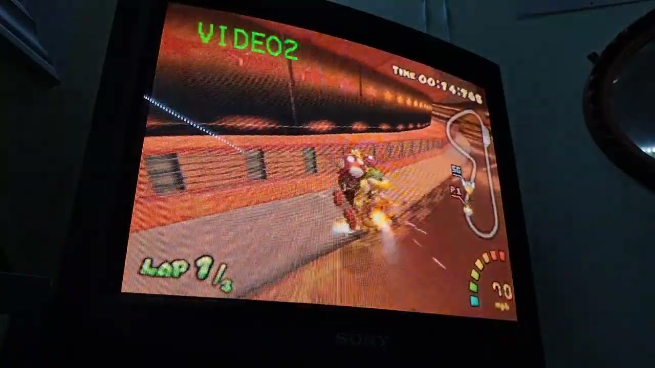 Mushroom Bridge 3-lap - 1:18.389