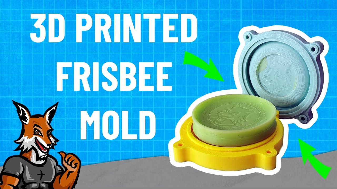 Silicone Casting In 3D Printed Mold | Mini Frisbee