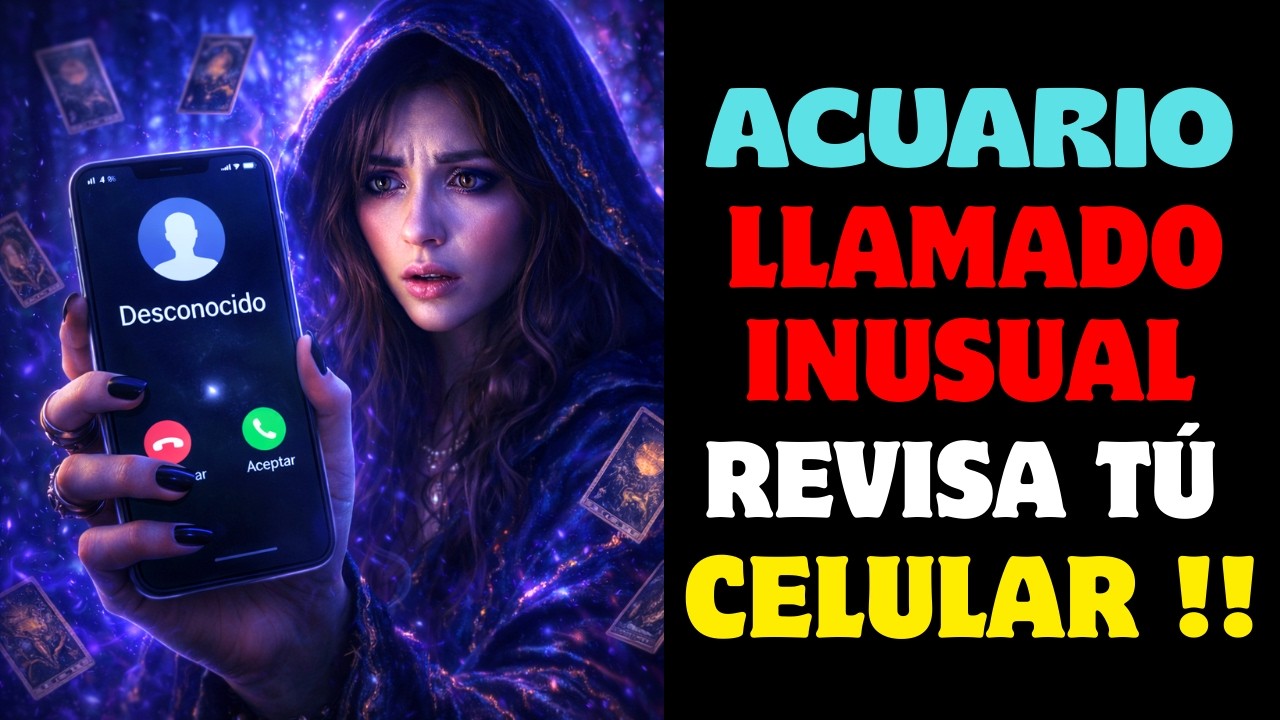ACUARIO ♒ TE BUSCAN con URGENCIA 📞🔥 Quieren DECIRTE algo IMPORTANTE ⚠️ NO lo IGNORES