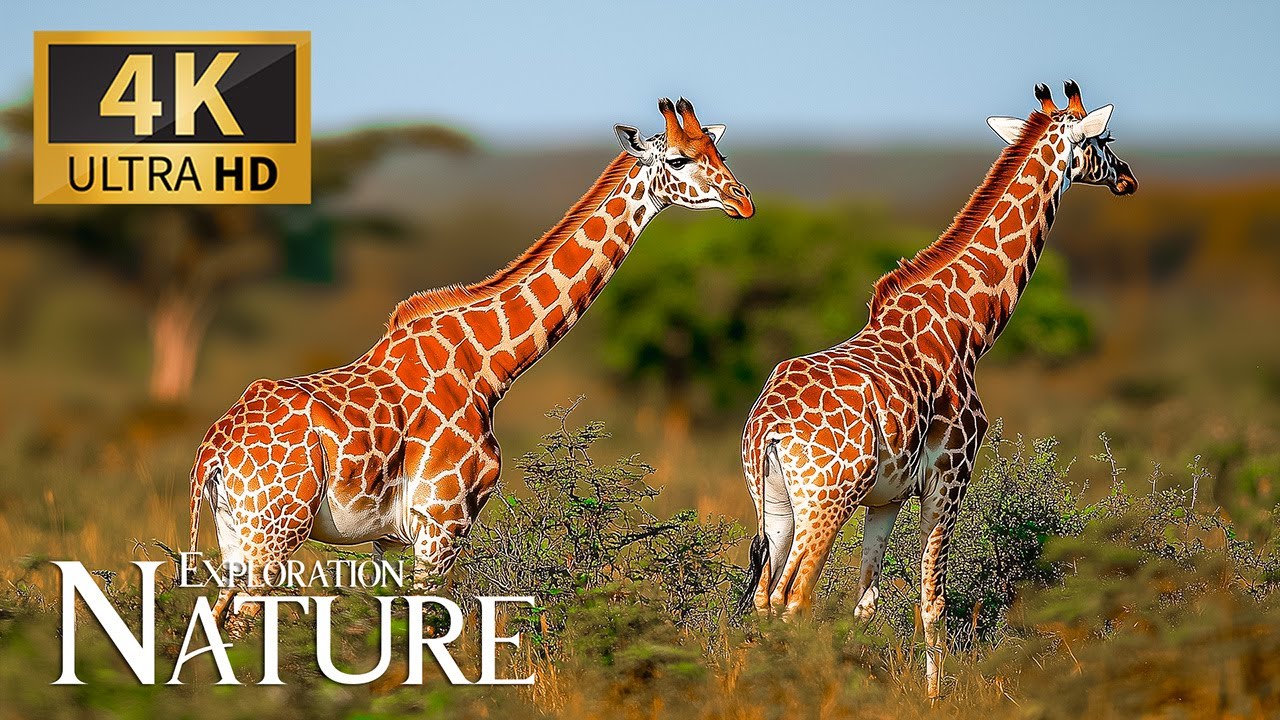 Splendid Nature Exploration 4K 🌿 Peaceful Wildlife Journey with Relaxing Piano Music for Calm Mind