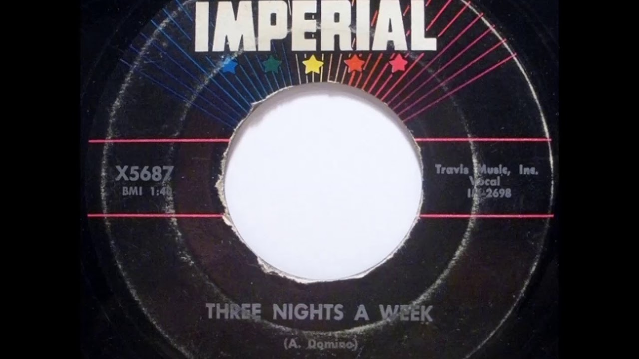 Fats Domino - Three Nights A Week (stereo) - July 1960