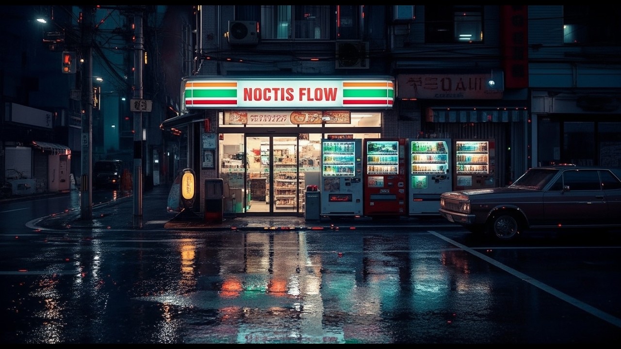 New York After Midnight 🌙 Lofi Sleep Mix with Rain Ambience For Relaxing By Noctis Flow