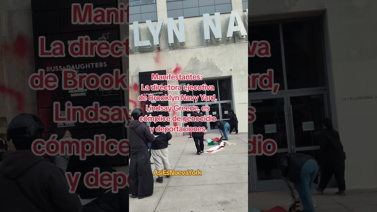 Así es una protesta en Nueva York
