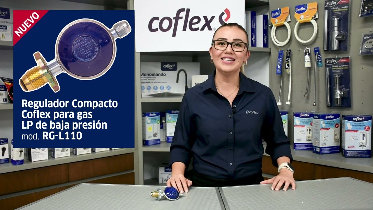 Regulador Compacto Coflex para gas LP mod. RG-L110