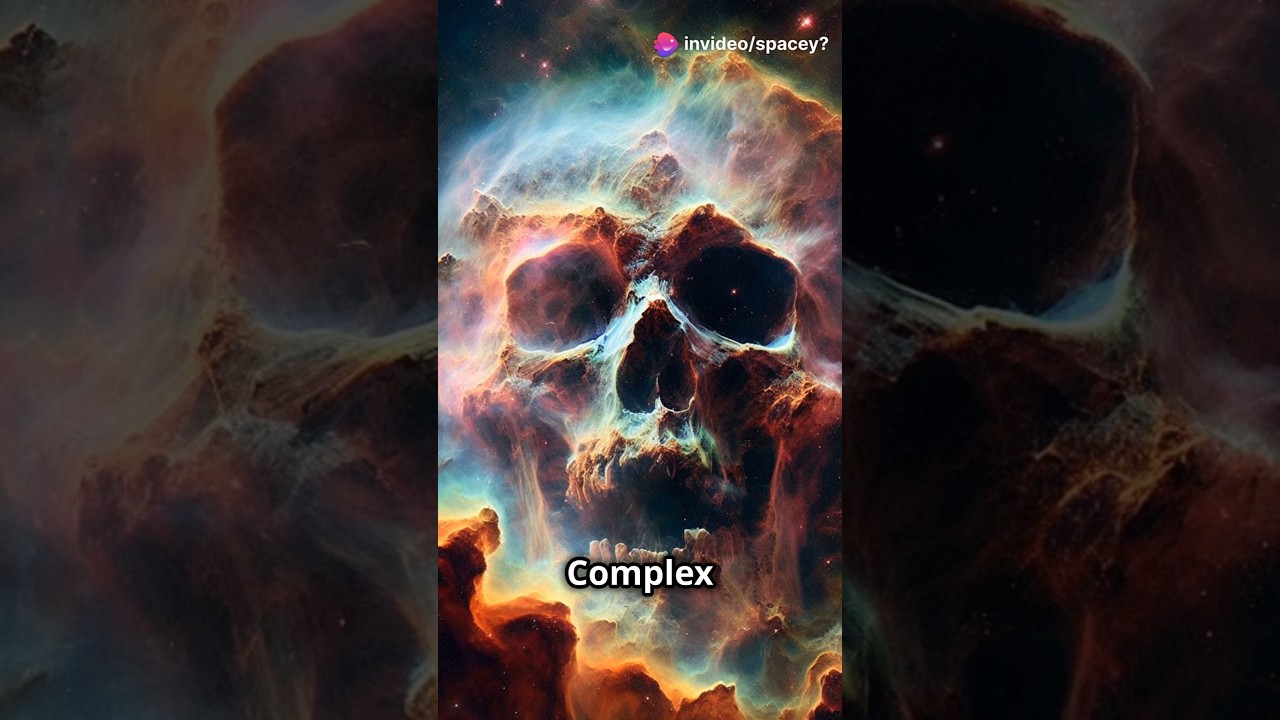 The Haunting Beauty of the Skull Nebula💀#space #universe #spaceexploration