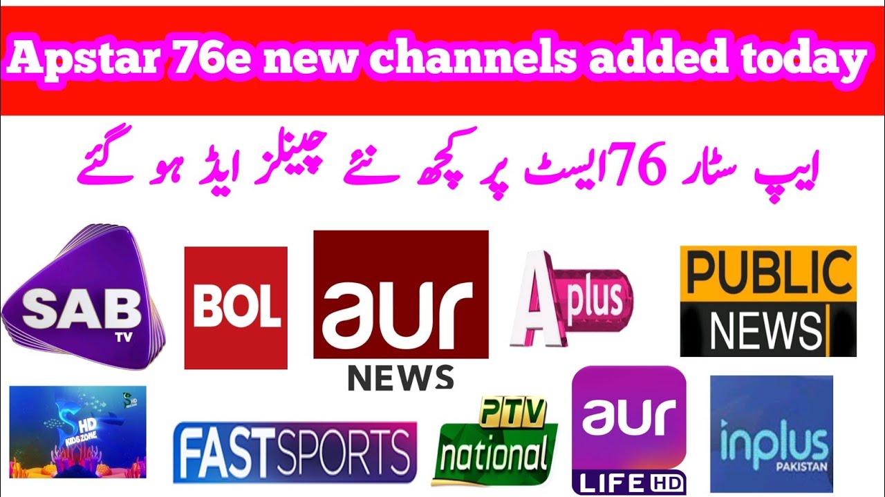 Apstar 76E — NEW Channels Added 2026 | Full FTA List & How to Tune