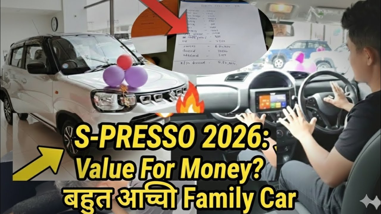 🚘Maruti Suzuki S presso Car /🔥 look like a Chota Xuv 500/🔥 Very Food Family Car...2026💯 Prize..
