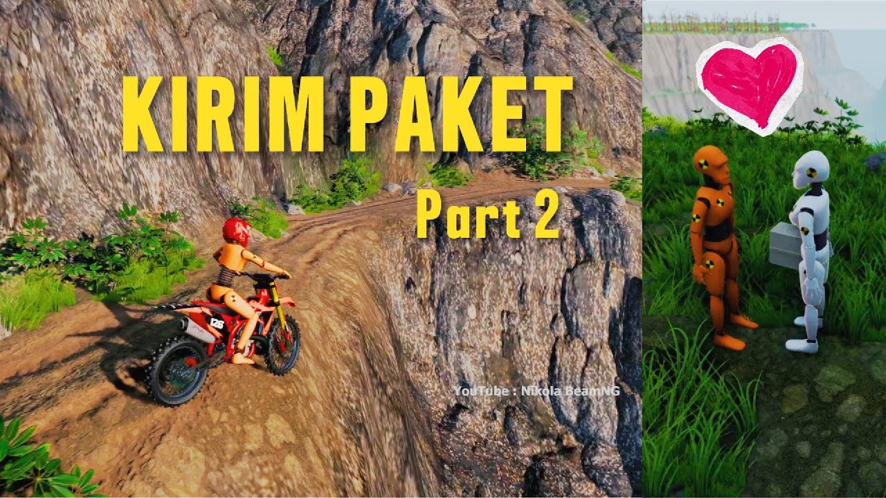 Kurir vs Jurang! Tantangan Jalan Paling Bahaya 🚚😬 | BeamNG eps 19
