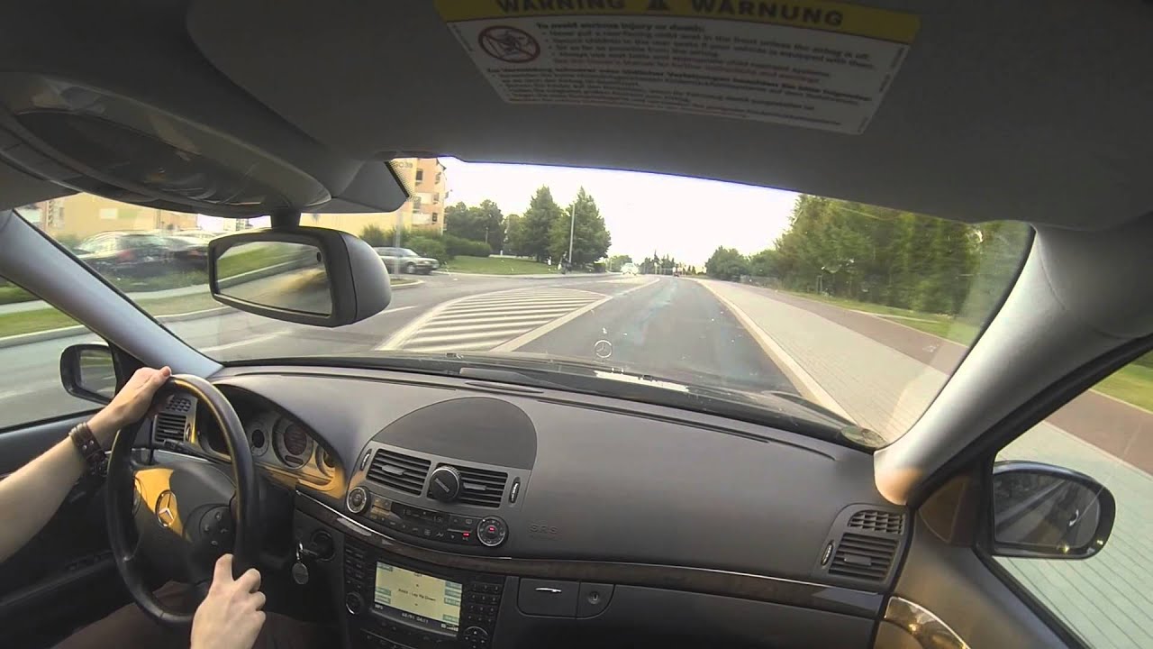 Mercedes E320 CDI [W211] - driving around Grudziadz