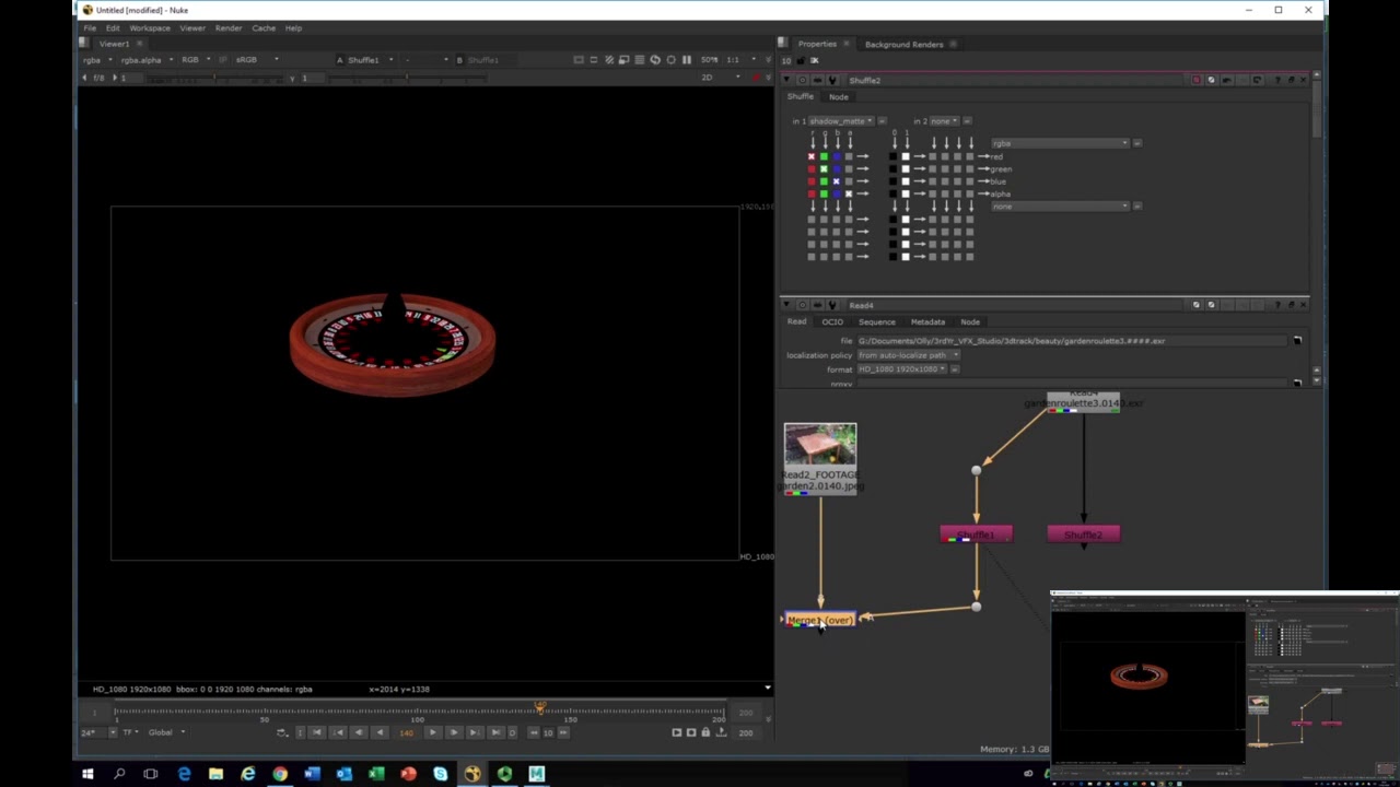 03 Comping Multipass CG renders in Nuke