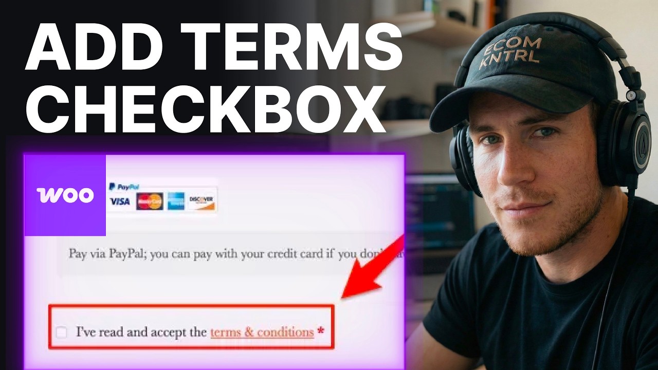 How To Show Terms And Conditions At WooCommerce Checkout (2026) | Checkout Settings