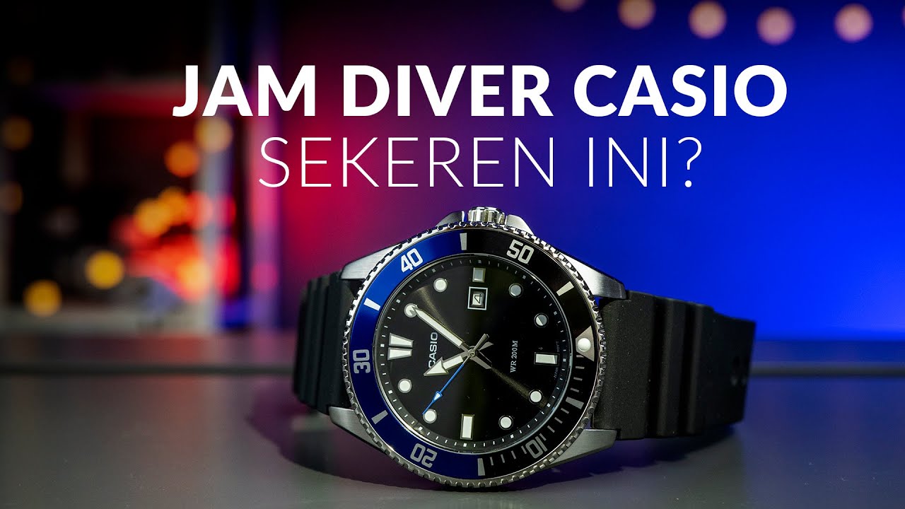 Ternyata jam diver Casio ngak kaleng-kaleng guys! CASIO MDV-107-1A2 FULL ANALOG